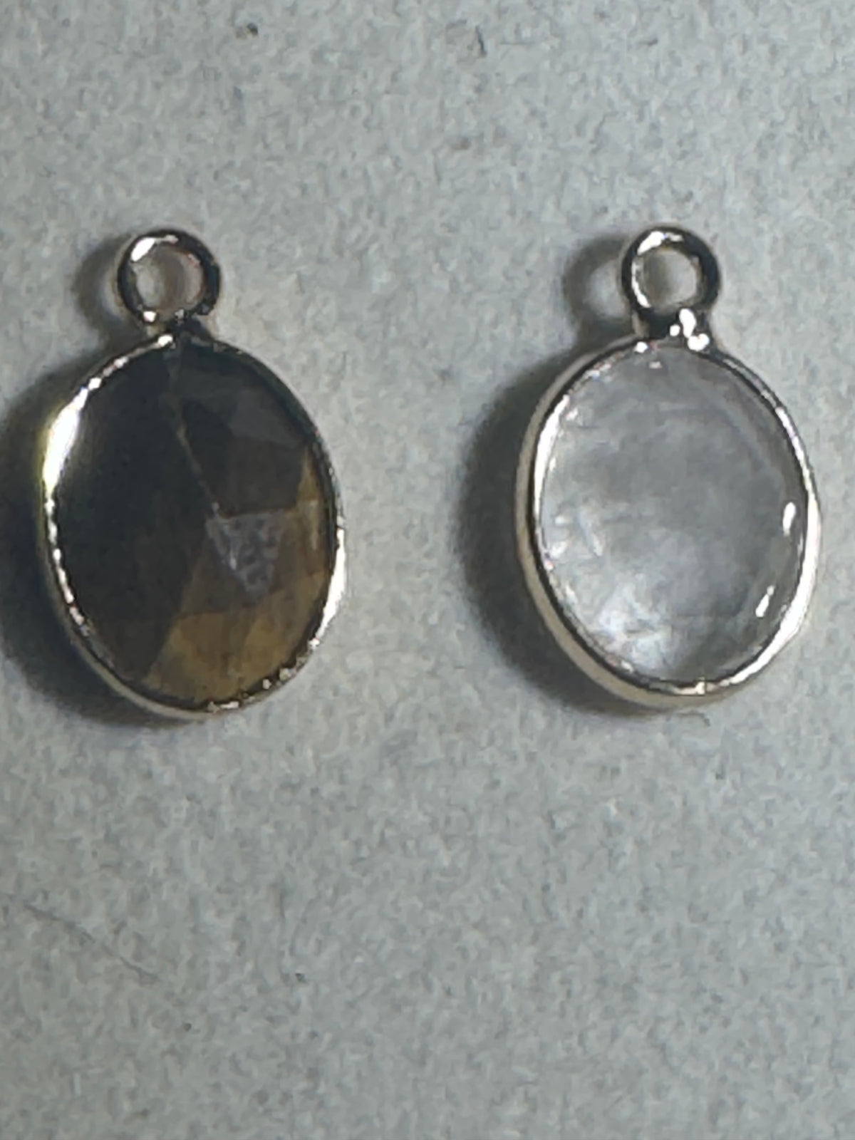 Oval Gold Stone Pendant