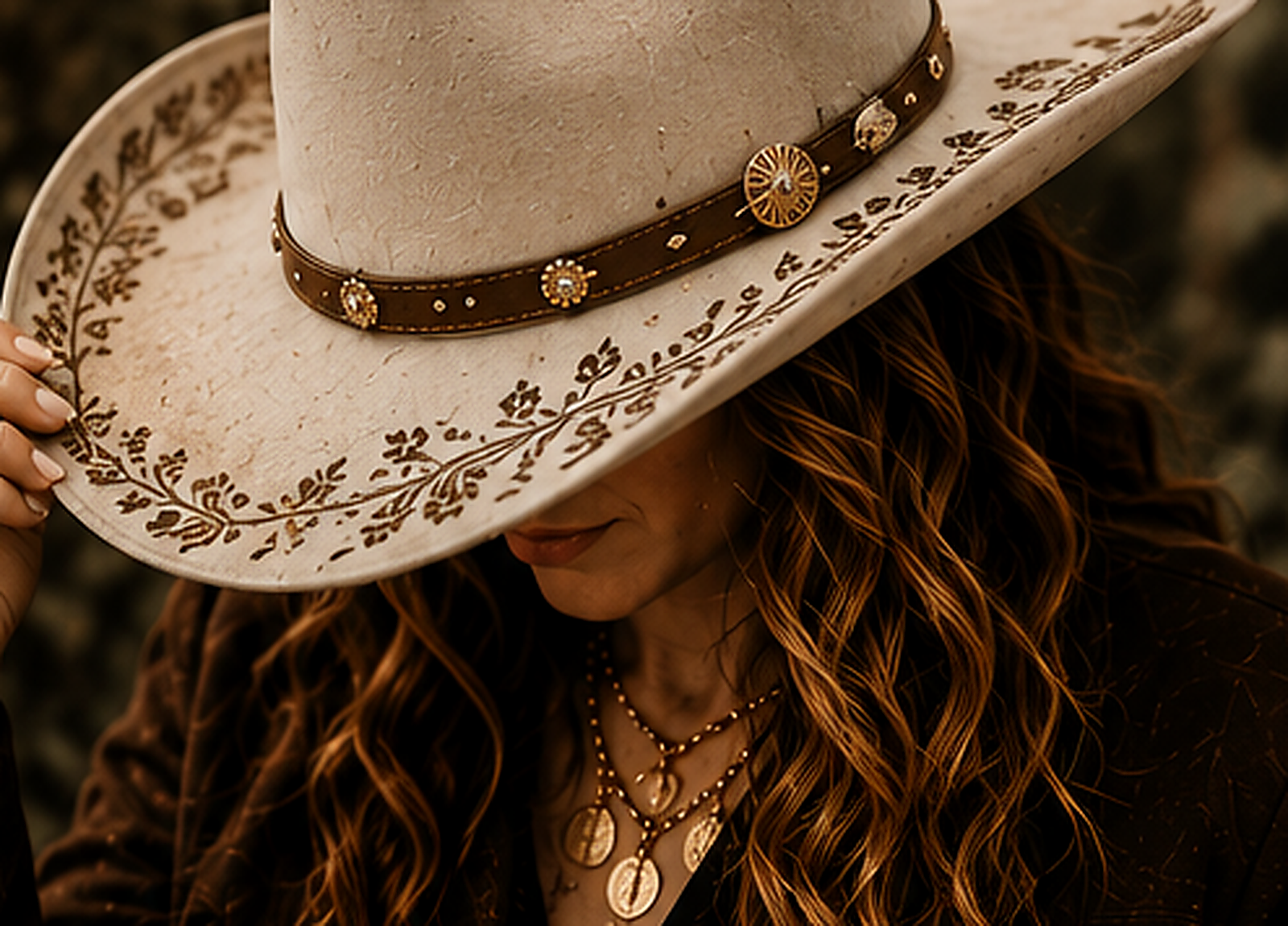 Floral custom hat